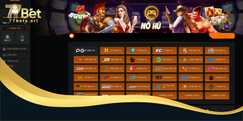 Nổ Hũ 77bet - Trải Nghiệm Chơi Game Đỉnh Cao, Thắng Lớn!